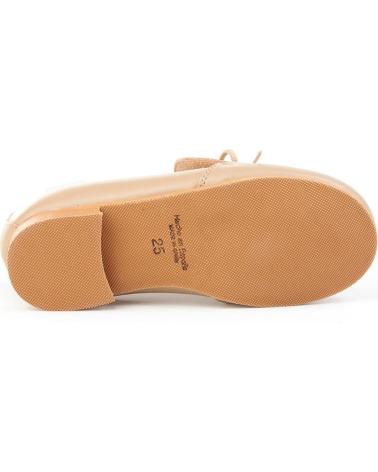 Chaussures pour Fille et Garçon ANGELITOS ZAPATO GALES PIEL 1393 CAMEL