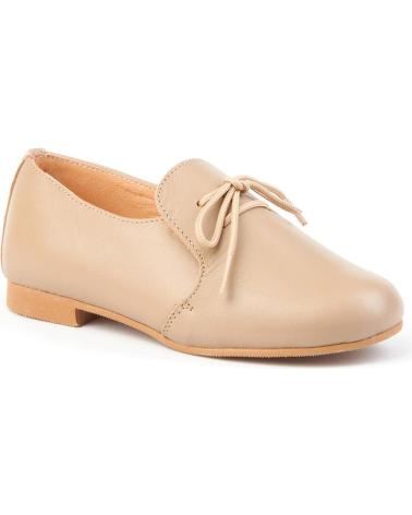 Chaussures pour Fille et Garçon ANGELITOS ZAPATO GALES PIEL 1393 CAMEL