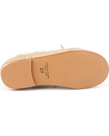 Sapatos de Menina ANGELITOS ZAPATO GALES PIEL 1394 CAMEL