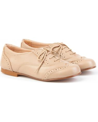 Sapatos de Menina ANGELITOS ZAPATO GALES PIEL 1394 CAMEL