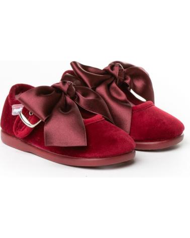 Hausschuhe für Mädchen ANGELITOS PANTUFLA CEREMONIA 145 BURDEOS