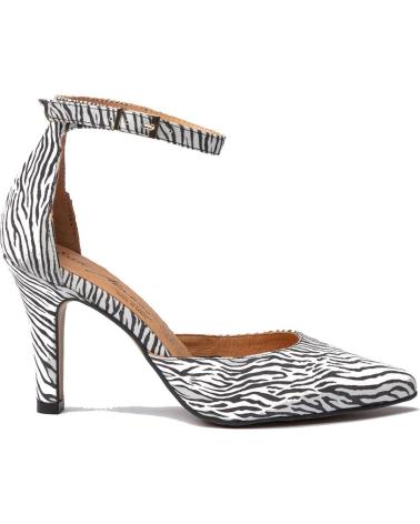 Woman shoes EVA MAÑAS SALON FIESTA PIEL 1484 NEGRO