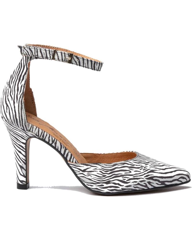 Woman shoes EVA MAÑAS SALON FIESTA PIEL 1484 NEGRO