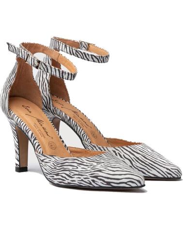Woman shoes EVA MAÑAS SALON FIESTA PIEL 1484 NEGRO