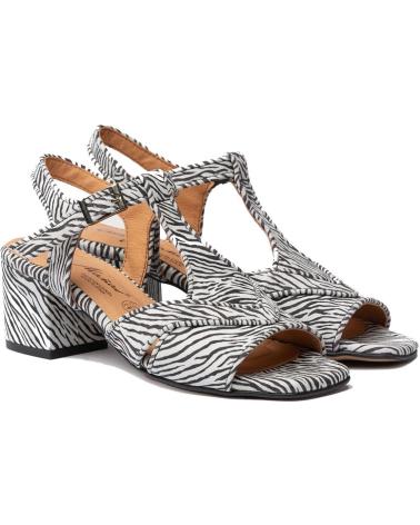 Woman shoes EVA MAÑAS SALON FIESTA PIEL 1485 NEGRO
