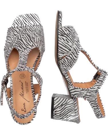 Woman shoes EVA MAÑAS SALON FIESTA PIEL 1485 NEGRO