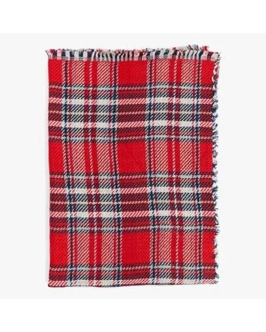ABBACINO ÉCHARPE ABBACINO MODÈLE 90671AB MOTIF TARTAN VLUE