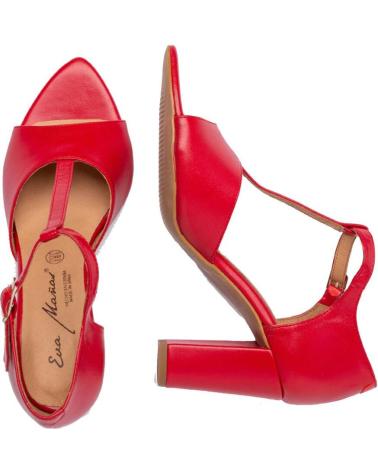 Sandalias-De-Mujer-EVA-MAÑAS-SALON-FIESTA-PIEL-1486-ROJO
