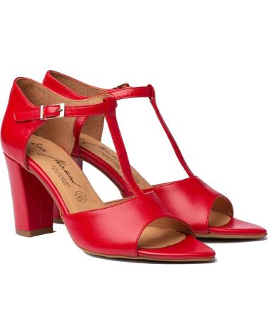 Sandalias-De-Mujer-EVA-MAÑAS-SALON-FIESTA-PIEL-1486-ROJO
