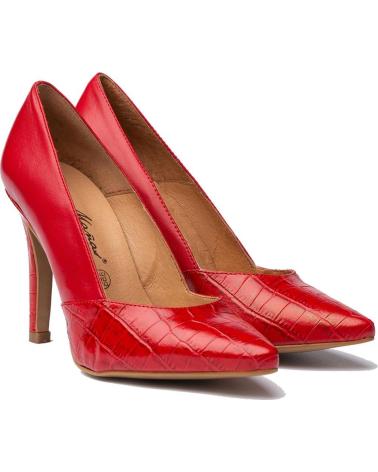 Zapatos-De-Tacón-De-Mujer-EVA-MAÑAS-SALON-FIESTA-ESCAMAS-PIEL-1490-ROJO