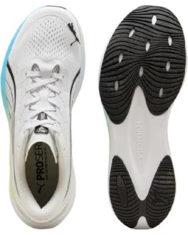 PUMA ZAPATILLAS DE RUNNING 312587-09 EN BLANCO PARA HOMBRE PUMA WHITE-VIBRANT BL