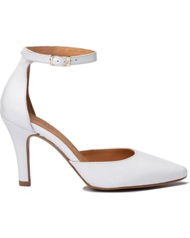 Zapatos de tacón de Mujer EVA MAÑAS SALON FIESTA PIEL 1488 BLANCO