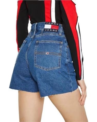 TOMMY JEANS HIGH-RISE DENIM SHORTS DW0DW15600 AZUL