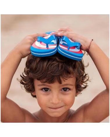 ARTESANIA CERDA CAPTAIN AMERICA BEACH FLIP-FLOPS MULTICOLOR
