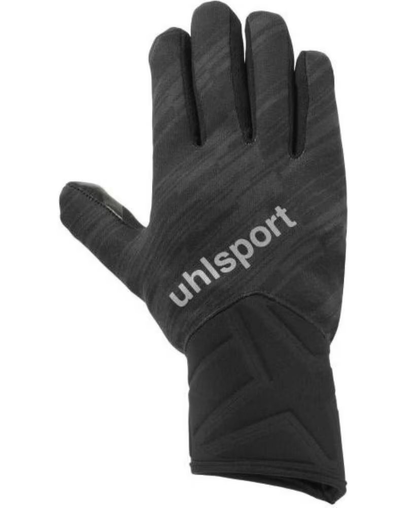 UHLSPORT LUVAS DE FUTEBOL INFANTIS NEGRO