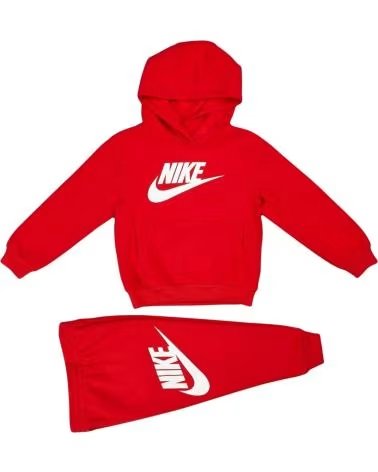 NIKE ENSEMBLE DE SPORT 86L135-U10 SWEAT-SHIRT ET PANTALON ROJO