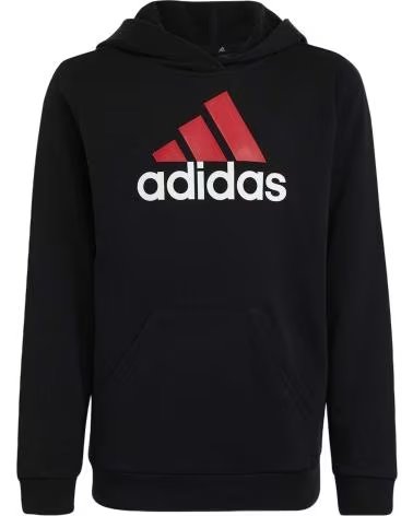 ADIDAS FELPA CON CAPPUCCIO ADIDAS CON LOGO FRONTALE NEGRO