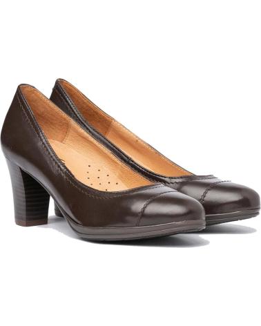 Zapatos de tacón de Mujer EVA MAÑAS SALON PIEL 1492 MARRON