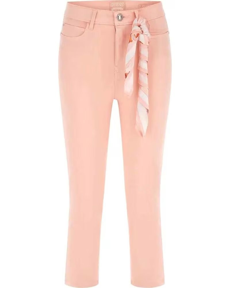 GUESS PANTALÓN W3GA91W93CEG6L1 CON CINTURÓN ROSA