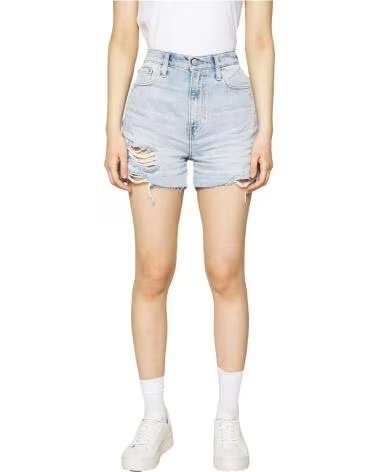 CALVIN KLEIN PANTALONCINI IN JEANS J20J2165271AA AZUL