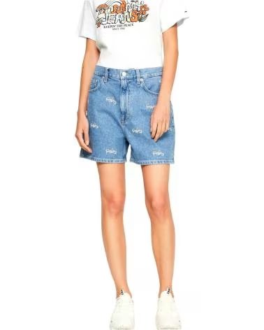 TOMMY JEANS SHORT EN JEAN AVEC LOGO IMPRIMÉ AZUL