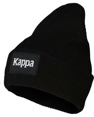 KAPPA MÜTZE 341H86W-005 MIT LOGO-AUFNÄHER NEGRO