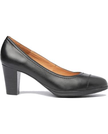 Zapatos de tacón de Mujer EVA MAÑAS SALON PIEL 1492 NEGRO