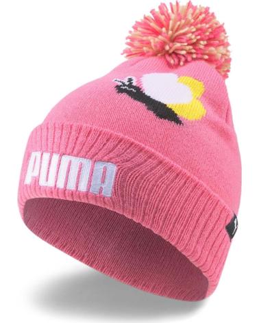 PUMA GORRO CON POMPON 024073-02 ROSA