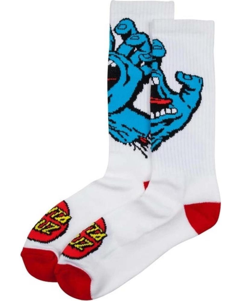 SANTA CRUZ CALCETINES SANTA CRUZ SCREAMING HAND SCA-YSK-0003 BLANCO