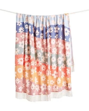 SLOWTIDE TOALLA DE PLAYA SLOWTIDE STTB008 CON ESTAMPADO FLORAL MULTICOLOR