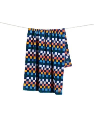 SLOWTIDE TOALHA SLOWTIDE STOW003 ESTAMPA XADREZ AZUL