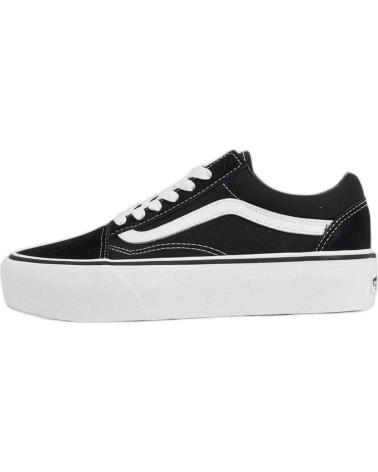 VANS OFF THE WALL ZAPATILLAS VANS OLD SKOOL PLATFORM NEGRO
