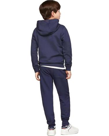 TOMMY HILFIGER SUDADERA CON CAPUCHA ESTAMPADA EST 1985 AZUL