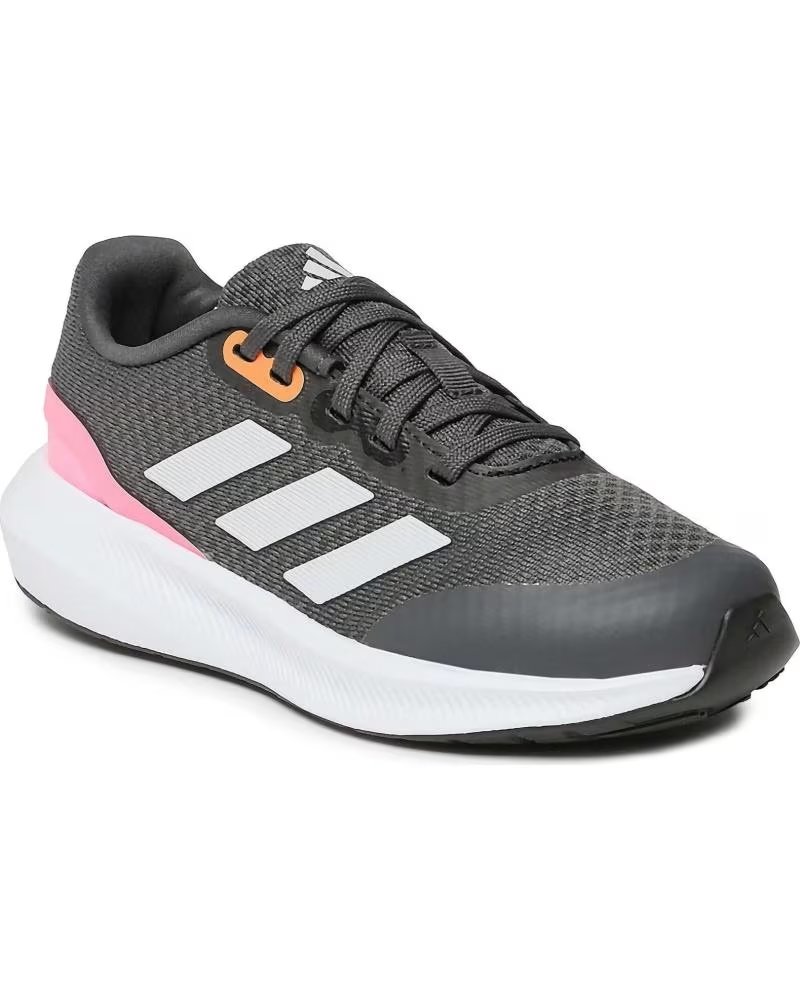 Sneaker für Damen und Mädchen ADIDAS RUN FALCON 3 LACE GRIS-BLANCO