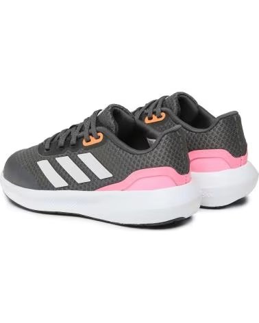 Sneaker für Damen und Mädchen ADIDAS RUN FALCON 3 LACE GRIS-BLANCO