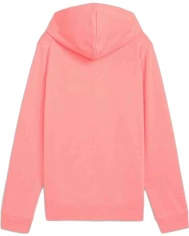 PUMA FELPA CON CAPPUCCIO E LOGO FRONTALE ROSA