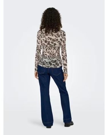 ONLY TOP ONLY ERICA DE MANGA LARGA GRIS
