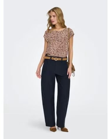 ONLY PANTALON MUJER BARREL CLAIR 15371522 AZUL MARINO