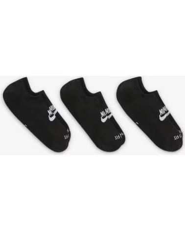 NIKE EVERYDAY PLUS CUSHIONED SOCKEN NEGRO