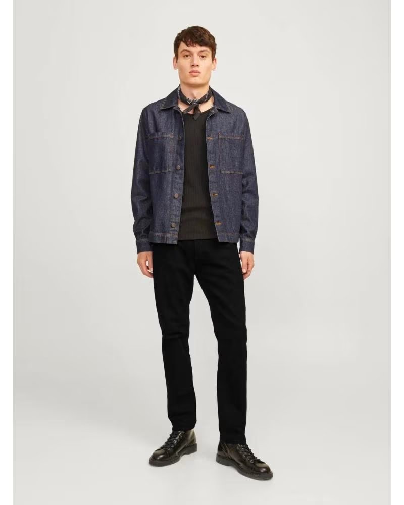 JACK AND JONES VAQUERO DE CORTE CÓNICO 12263335 BLACK