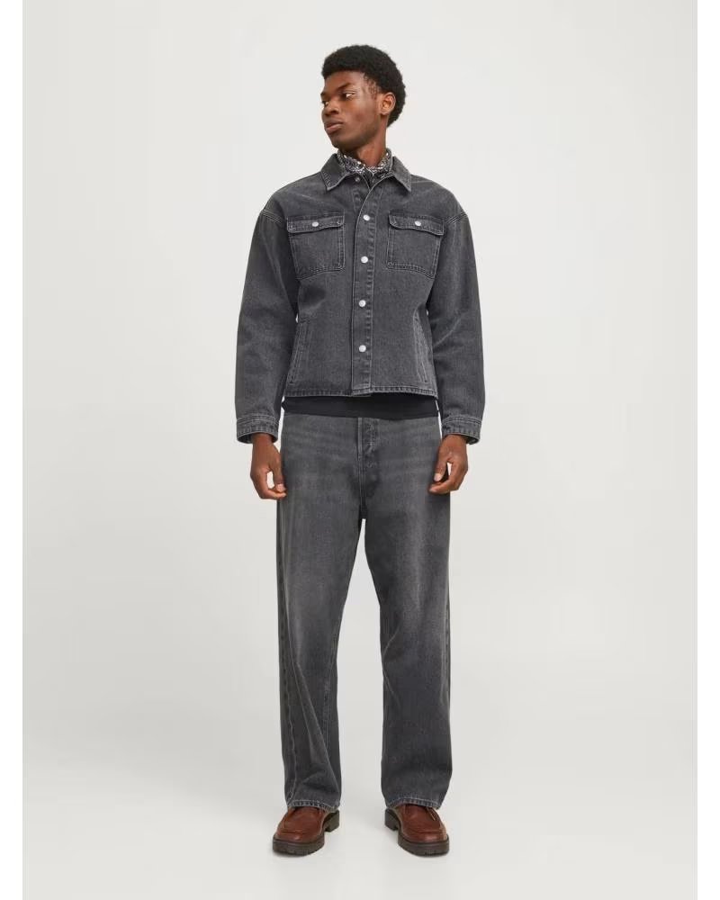 JACK AND JONES Vaqueros Jeans JackJones 49774969848147 en negro para hombre GRIS