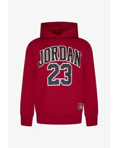 JORDAN SUDADERA CON CAPUCHA EN PARA NINOS ROJO