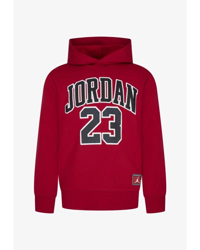 JORDAN SUDADERA CON CAPUCHA EN PARA NINOS ROJO