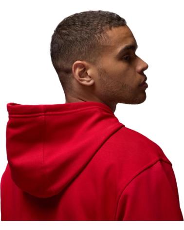 JORDAN SUDADERA CON CAPUCHA JORDAN FV8606-687 ROJO