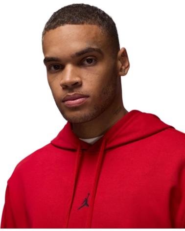 JORDAN SUDADERA CON CAPUCHA JORDAN FV8606-687 ROJO