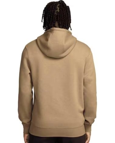 NIKE FELPA CON CAPPUCCIO CLUB BEIGE MARRóN