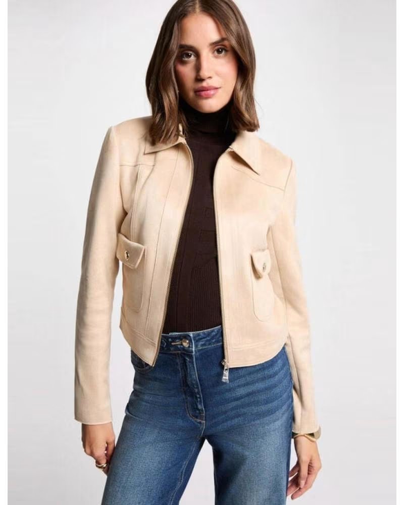 MORGAN CHAQUETA 077-52766123819347 EN MARRON PARA MUJER BEIG CLARO