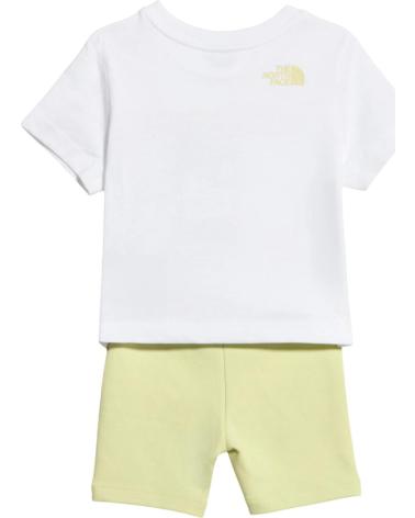 THE NORTH FACE CONJUNTO KIDS BUBBLE LOGO BLANCO
