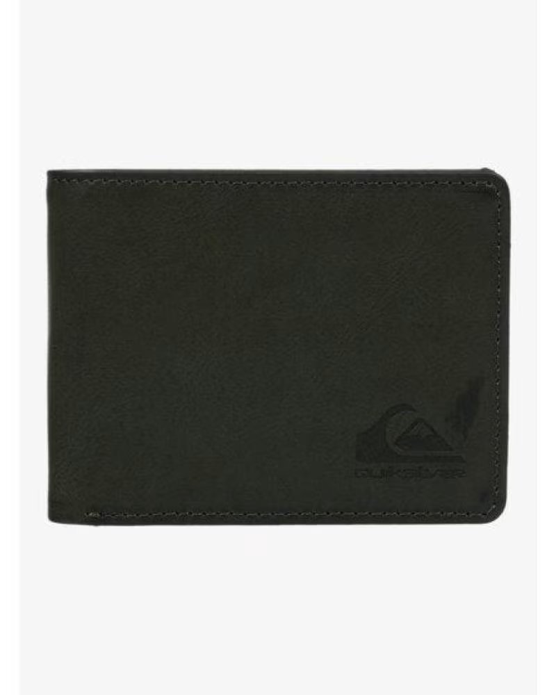 QUICKSILVER CARTERA QUIKSILVER SLIM RAYS CRE0 EN NEGRO PARA MUJER GRAPE LEAF