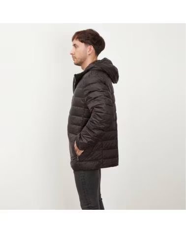 GEOX QUILTED HOODED JACKET DERECK F9000